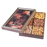 باکس آجیل طرح مخمل روشنا 1000 گرمی