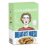 موسلی سیب و دارچین باکسی چاربان 250 گرم