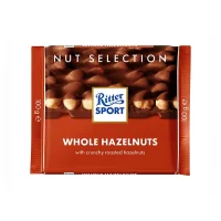 شکلات تخته ای با مغز فندق کامل ریتر اسپرت 100 گرمی