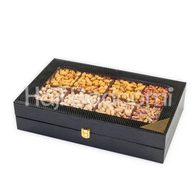 باکس آجیل چرمی مدل اوژن 2500 گرمی