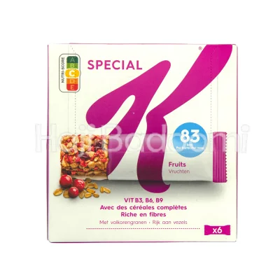 غلات بار کی اسپشیال میوه ای 6 عددی 129 گرمی