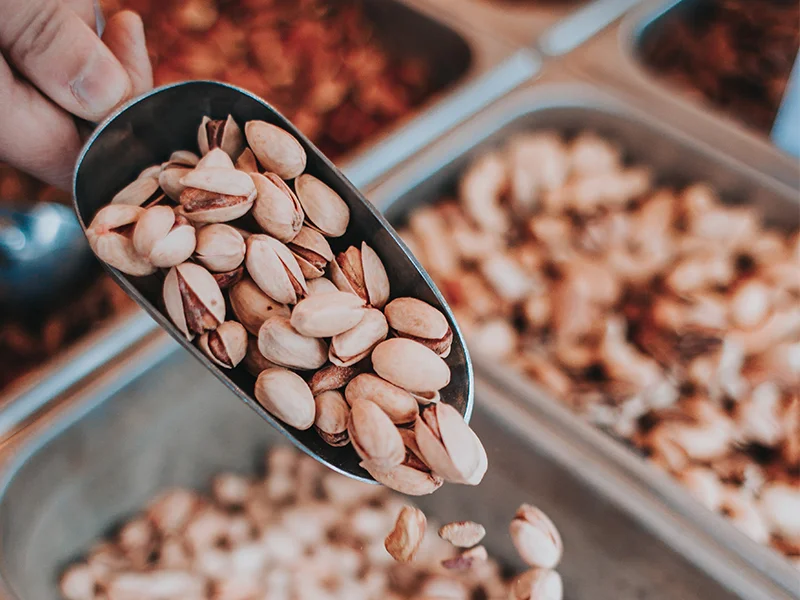 مصرف پسته کله قوچی شور و کمک به کنترل قند خون