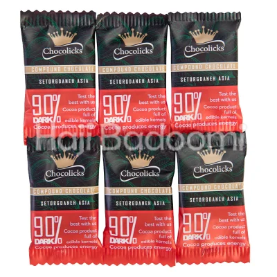 شکلات تلخ دو سر پرس 90 درصد شوکولیکس