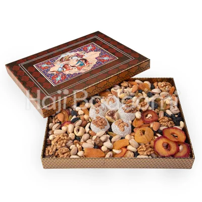 باکس آجیل یلدایی طرح خاتم ایران  1200 گرمی