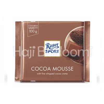 شکلات تخته ای موس کاکائو ریتر اسپرت 100 گرمی