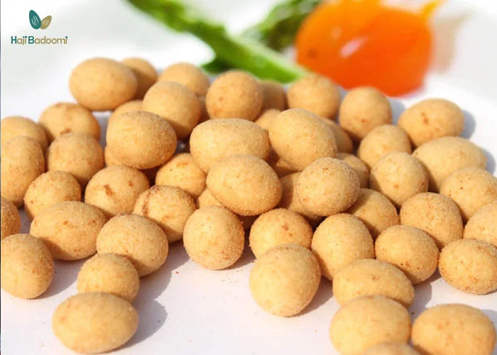 طرز تهیه بادام زمینی روکش دار فلفلی