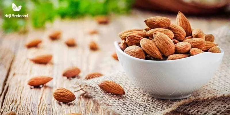 ذخیره و نگهداری از بادام‌ها