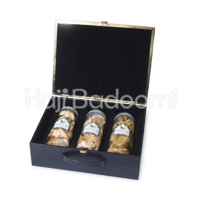 باکس میوه خشک لاکچری شیشه ای مدل سروین 900 گرمی