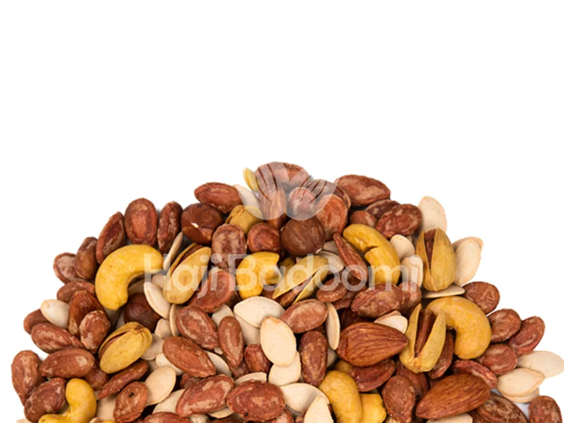 خرید آجیل مخلوط تخمه دار ممتاز از فروشگاه آجیل و خشکبار حاجی بادومی