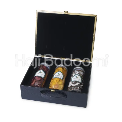 باکس میوه خشک لاکچری شیشه ای مدل سیوان 900 گرمی
