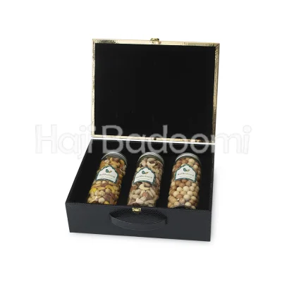 باکس آجیل لاکچری شیشه ای مدل آیرا 1500 گرمی