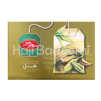 چای سبز هل کیسه ای سحرخیز 20 عددی 40 گرمی