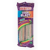 پاستیل شکری نواری ببتو میوه ای 180 گرمی