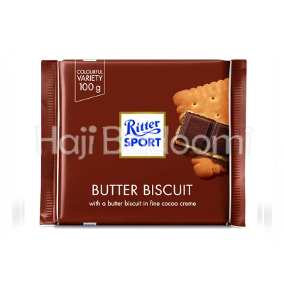 شکلات تخته ای بیسکویت کره‌ ای ریتر اسپرت 100 گرمی