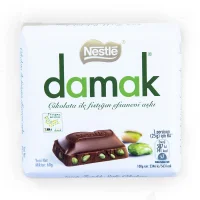 شکلات تخته ای داماک نستله پسته ای 63 گرمی