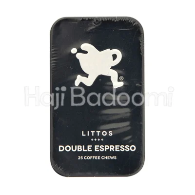 قرص خوش بو کننده دهان لیتوس مشکی دابل اسپرسو بدون شکر 15 گرمی