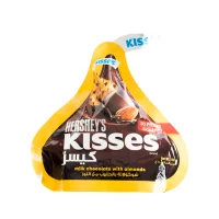 شکلات هرشیز کیسز شیری با بادام 33 عددی 150 گرمی