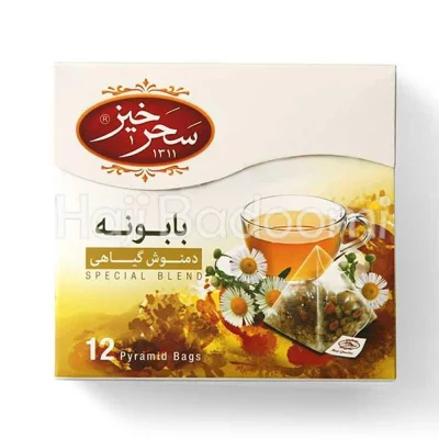 دمنوش بابونه کیسه ای سحرخیز 12 عددی 24 گرمی