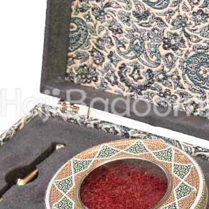 باکس هدیه زعفران یک مثقال طرح ترمه