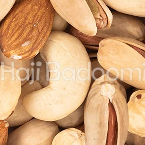 آجیل چهار مغز پسته با پوست خام لوکس