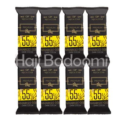 شکلات تلخ 55 درصد مگا استار