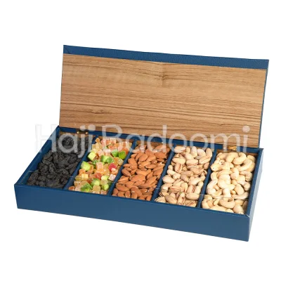 باکس آجیل طرح چرم سروناز 1000 گرمی