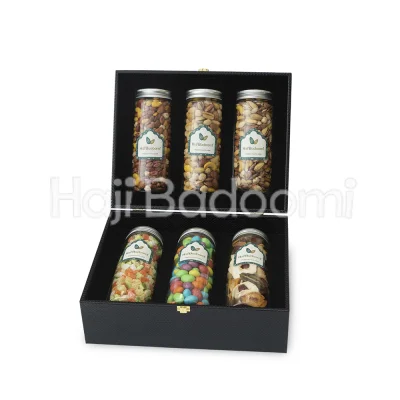 باکس آجیل لاکچری شیشه ای مدل آراز 2800 گرمی