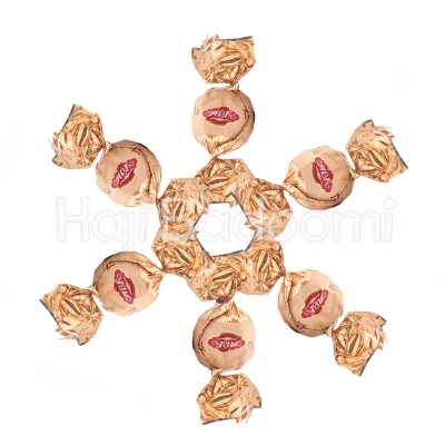 شکلات ترافل توپی ای بی کی فندقی طلایی