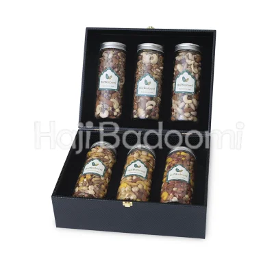 باکس آجیل لاکچری شیشه ای مدل روشا 3000 گرمی