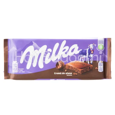 شکلات تخته ای میلکا کرم فندق 100 گرمی