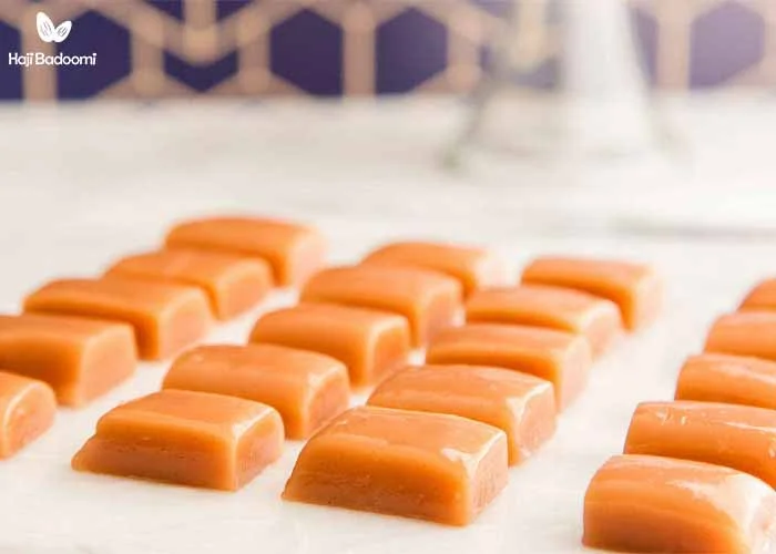 مواد لازم برای تهیه تافی کره‌ای