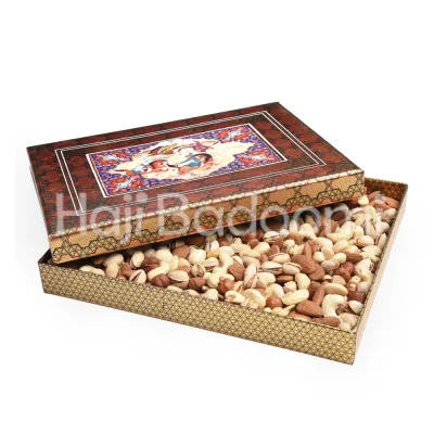 باکس آجیل خام خاتم طرح شاهنامه 1000 گرمی