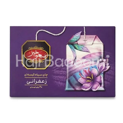 چای سیاه زعفرانی کیسه ای سحرخیز 20 عددی 40 گرمی