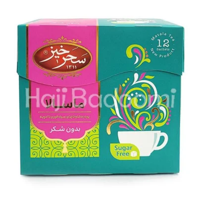 چای ماسالا بدون شکر کیسه ای سحرخیز 12 عددی 180 گرمی