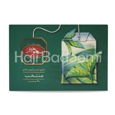 چای سبز منتخب کیسه ای سحرخیز 20 عددی 40 گرمی