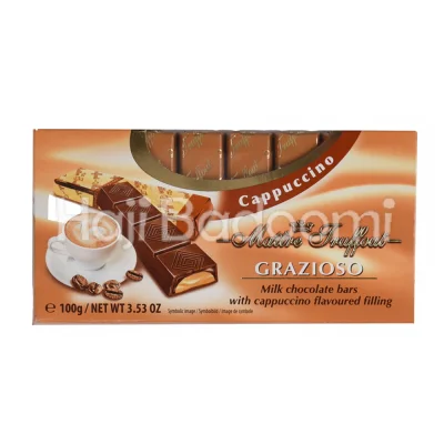 شکلات تخته ای گرازیوسو کاپوچینو 100 گرمی