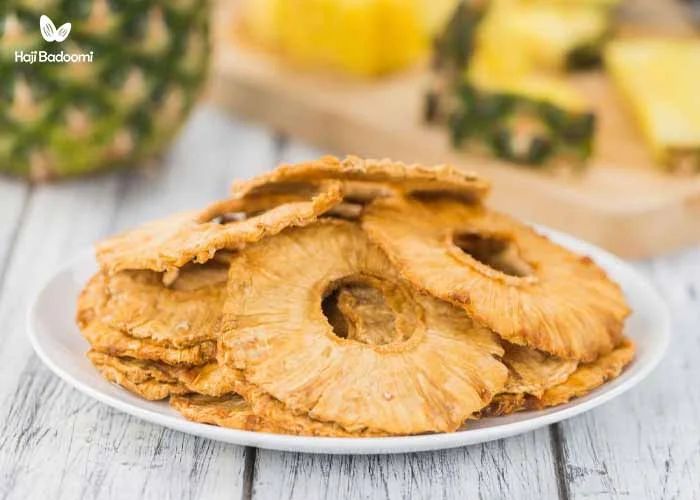 انواع میوه خشک: 17. آناناس خشک