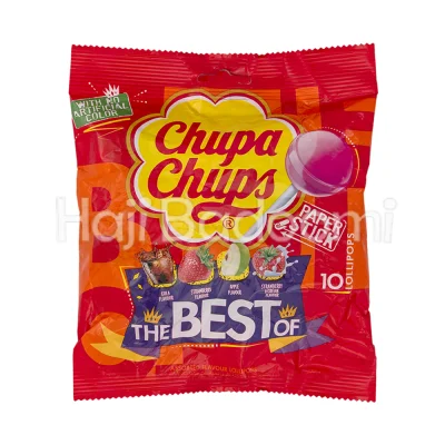 آبنبات چوبی چوپا چوپس مینی 10 عددی 120گرمی