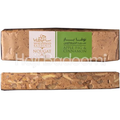نوقا بار محمد ساعدی نیا سیب و انجیر و دارچین 130 گرمی