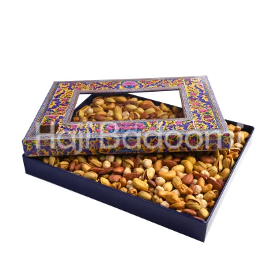 باکس آجیل شور طرح مسجد نصیر پنجره دار 1200 گرمی