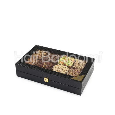 باکس آجیل چرمی مدل ریبار 2700 گرمی