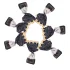 شکلات یک سر پیچ تلخ 70 درصد قافلانکوه