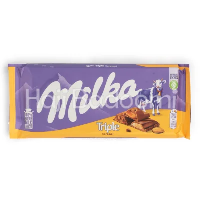 شکلات تخته ای میلکا تریپل کارامل 90 گرمی