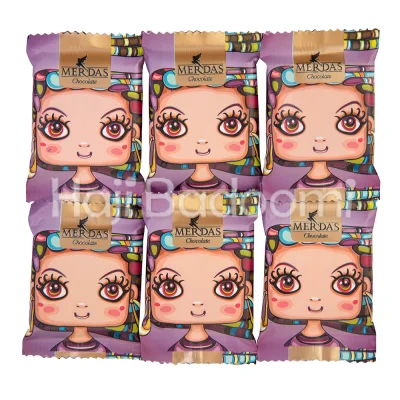 شکلات هپی فرندز دو رنگ مرداس