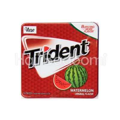 آدامس تریدنت فلزی با طعم هندوانه 35 گرمی