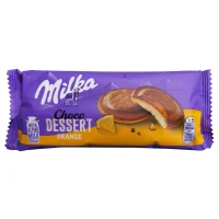 کیک جافا میلکا با مغز ژله پرتقال و روکش شکلات شیری 147 گرمی