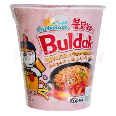 نودل لیوانی کره ای مرغ تند کابونارا بولداک سامیانگ 80 گرم
