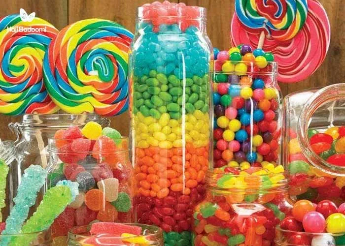 انواع مختلف آبنبات