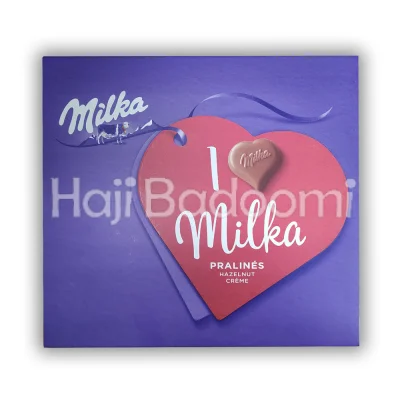 شکلات کادویی میلکا پرالین با کرم فندق 110 گرمی