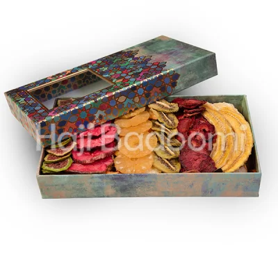 باکس میوه خشک طرح ترنج پنجره ای 600 گرمی
